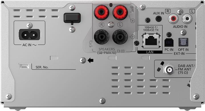 Actual product image Panasonic SC-PMX802E (CD player, Wi-Fi, Airplay, 2x 60 W)