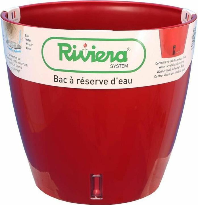 Riviera Selbstbewässernder Blumentopf Mit Wasserreservoir rund Ø 36 x 33 cm (36 x 33 cm)