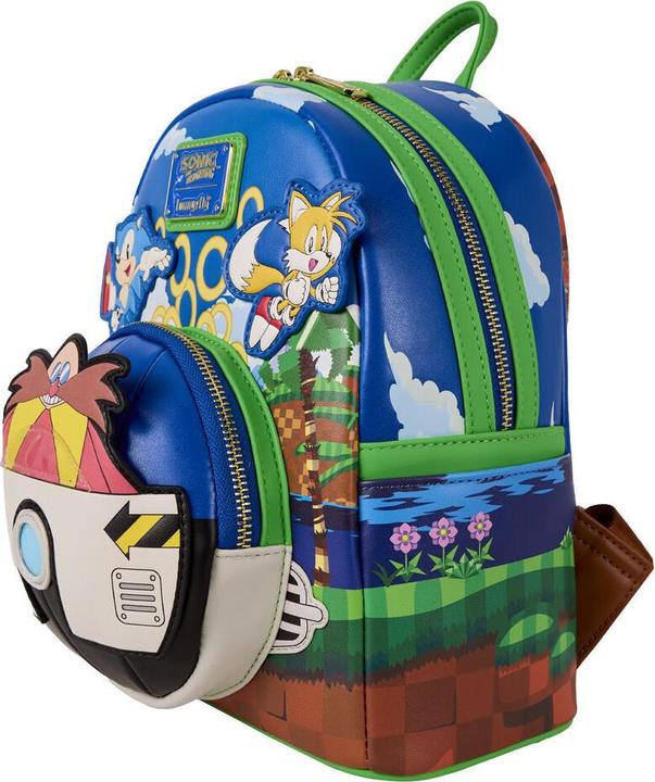 Actual product image Loungefly Sonic the Hedgehog backpack 26cm