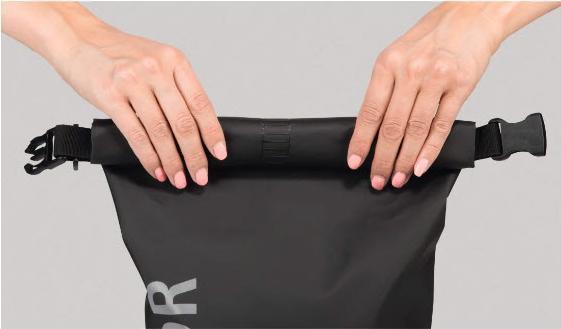 Produktbild Hama Outdoortasche wasserdicht, 10 l, schwarz (10 l)