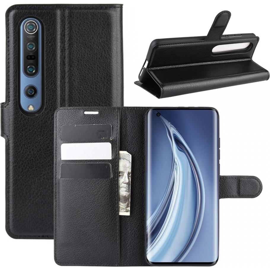 Screenguard Xiaomi Mi 10 Pro Leather Guard Lederhülle (Xiaomi Mi 10 Pro), Smartphone Hülle, Schwarz