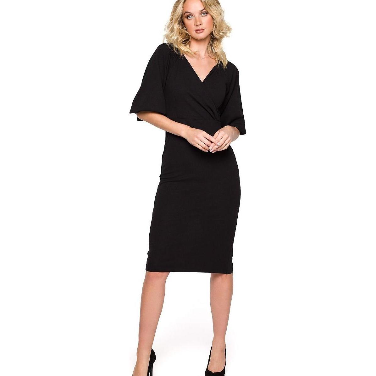 Makover, Damen, Kleider, Abendkleid, Schwarz, (S)