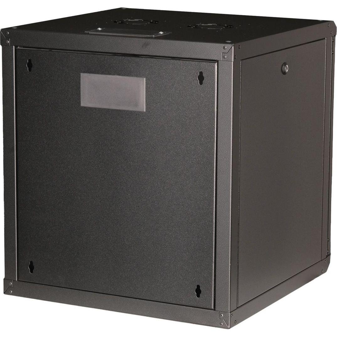 Roline 19-Zoll Wandgehäuse Pro 12 HE (12 HE, 19 Zoll Rack), Serverschrank, Schwarz