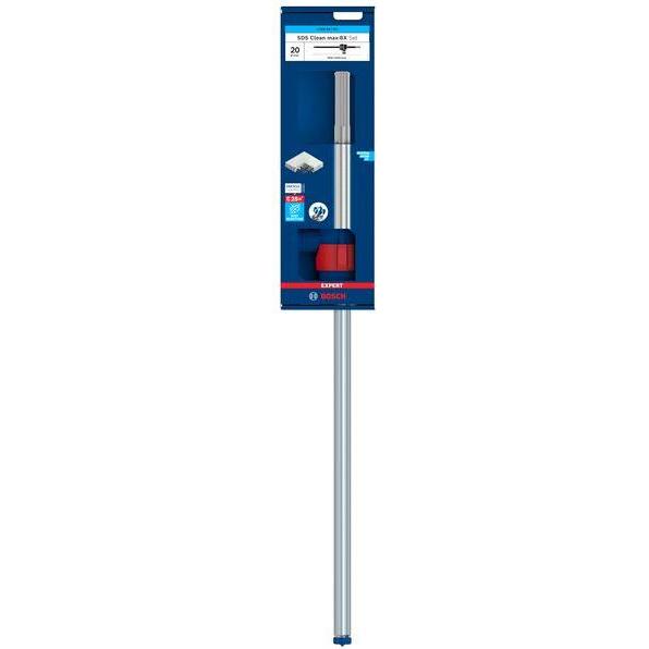 Bosch Professional Zubehör, Bohrereinsatz, Expert SDS Clean max-8X Hammerbohrer-Set, 20 x 400 x 650 mm (20.0 Millimeter)