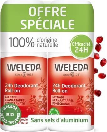 Produktbild Weleda 2er-Set Deodorants Grenade, 2 x 50 ml (Roll-on, 50 ml)