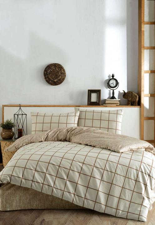 Productafbeelding L'essentiel Kare Ranforce Double Quilt Cover Set (Dekbedovertrek, 200 x 220 cm)