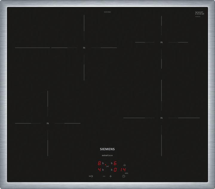 Image du produit Siemens Table de cuisson EI645CFB6M (58.30 cm, Table de cuisson à induction)