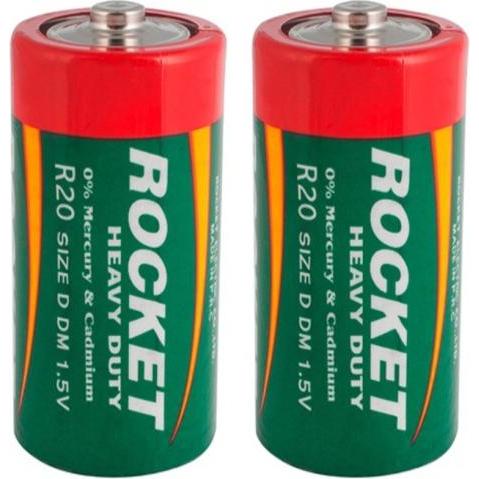 Rocket R20-2AA (D) Celofana iepakojuma 2gb (2 pz., D), Batterie + pile