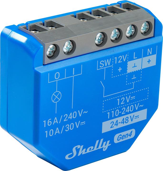 Image du produit Shelly 1 Gen4 (Actionneur de commutation)