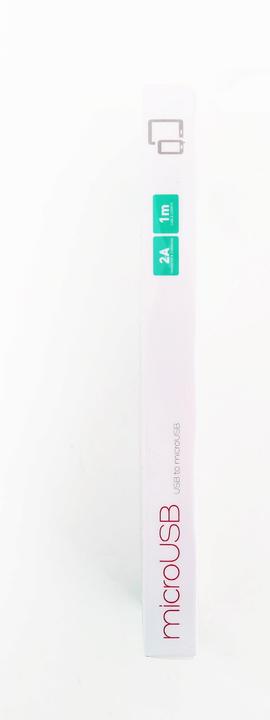 Image du produit Omega OUFBB3MBOXS Câble USB Micro-USB Argent, Blanc (1 m)