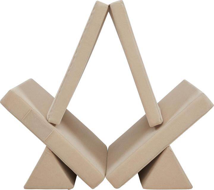 Actual product image En.Casa Spielsofa Norhulta 5-tlg. 150x66x46 cm Cord Beige (Children sofa)