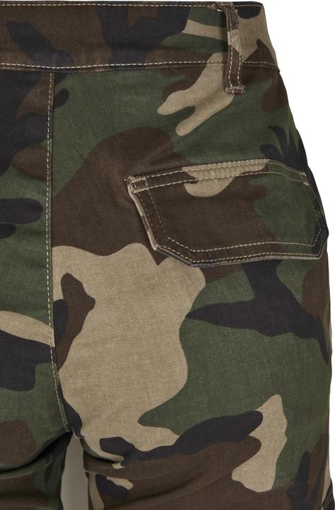 Actual product image Urban Classics Ladies High Waist Camo Cargo Pants (27)