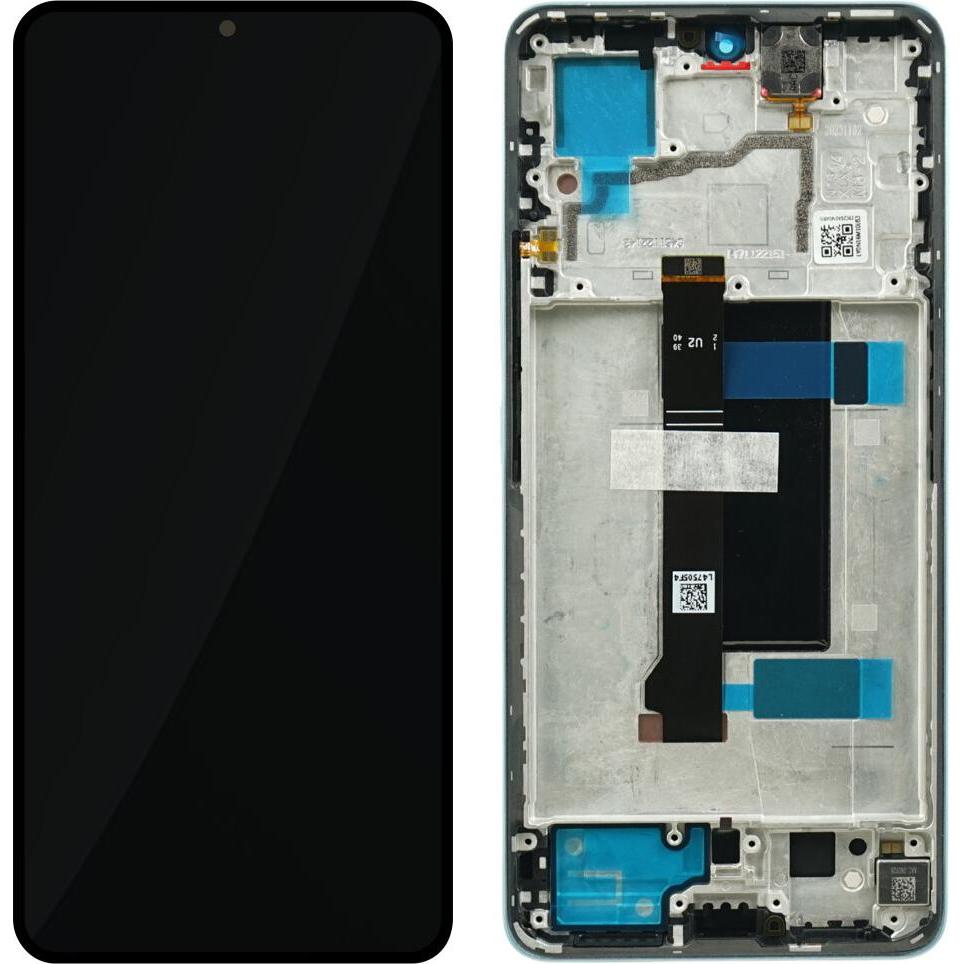 Xiaomi Display + Rahmen Redmi Note 13 Pro 5G blau 5600010N1600 (Display, Xiaomi Redmi Note 13 Pro), 