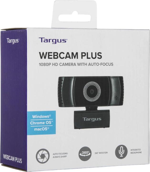 Produktbild Targus Webcam Plus 1080p w/Auto Focus (2 Mpx)