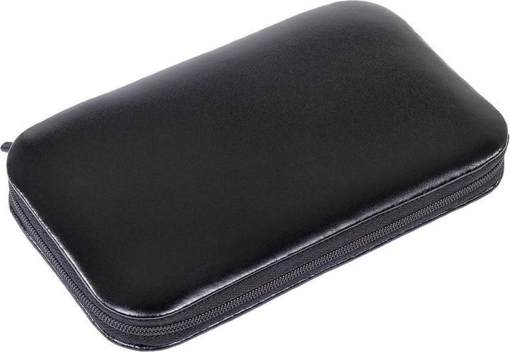 Actual product image Sacher TR100R.0104 - 6-piece manicure case Manicure set black leather