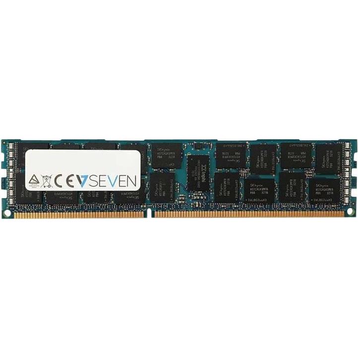 V7 V71280016GBR (1 x 16GB, 1600 MHz, DDR3-RAM, DIMM), RAM, Grün