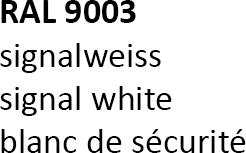 Actual product image Knuchel Durovit (Signal white)