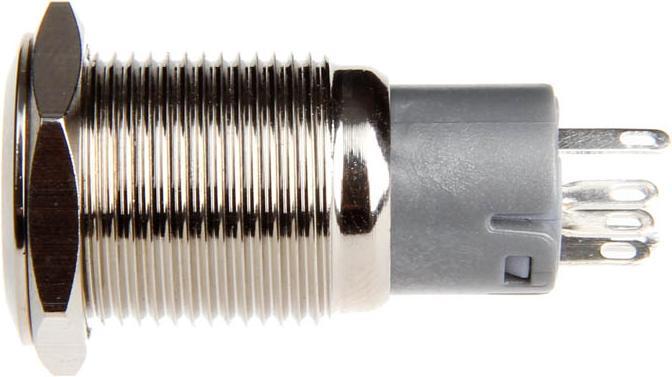 Produktbild DimasTech Schalter/-taster 16mm - Silverline - orange
