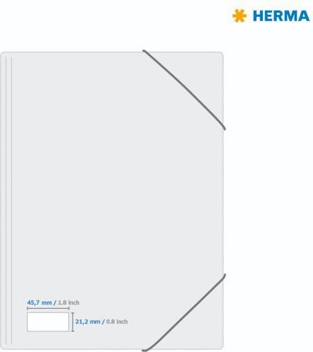 Produktbild HERMA Farbige Etiketten A4 ablösbar
