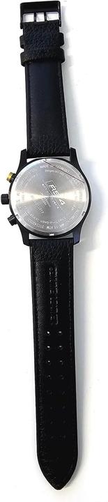 Actual product image Audi collection Analog Quartz Chronograph with Leather Strap and Date Display