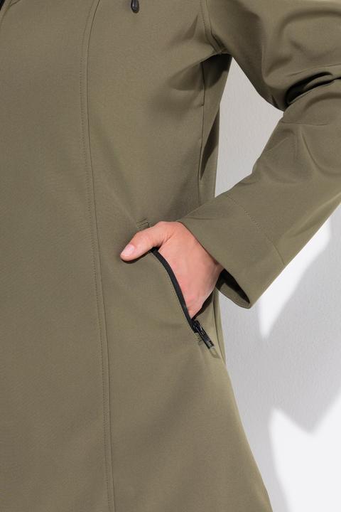 Produktbild Ulla Popken HYPRAR Long-Softshelljacke, wasserabweisend, A-Linie (46, 48)