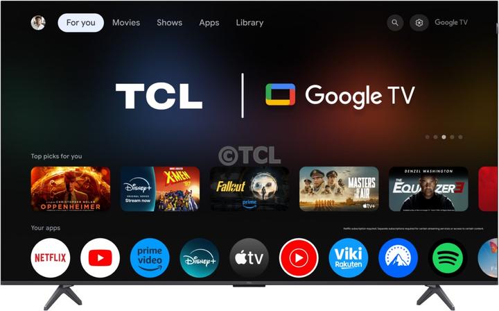 Actual product image TCL 75P89K (75", QLED, 4K, 2025)