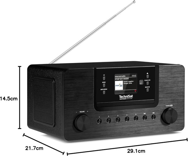 Actual product image TechniSat DigitRadio 570 CD IR (DAB+, FM, Bluetooth, Wi-Fi)