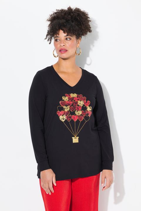 Produktbild Miamoda Langarmshirt, Classic Fit, Luftballons (52)