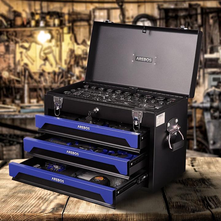 Actual product image Arebos Toolbox (172 pieces)