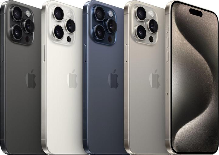 Produktbild Apple iPhone 15 Pro Max (256 GB, Natural Titanium, 6.70", SIM + eSIM, 48 Mpx, 5G)