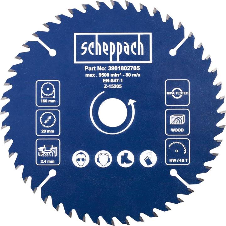 Image du produit Scheppach Lame de scie circulaire HW