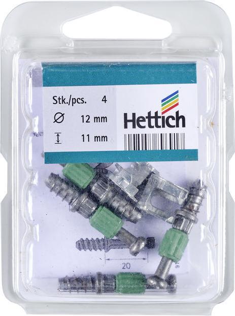 Produktbild Hettich Verbindungsbeschlägeset Rastex 12, 20 mm (Verbindungsbeschlag, 1 Stk.)