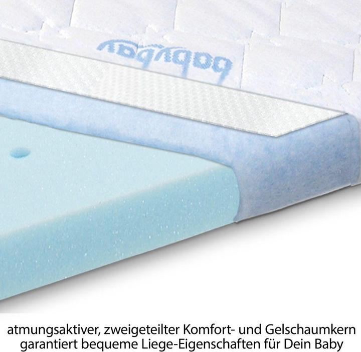 Produktbild Babybay Babymatratzen & Kindermatratzen Matratze Medicott extraluftig 3D Mesh für Beistellbett