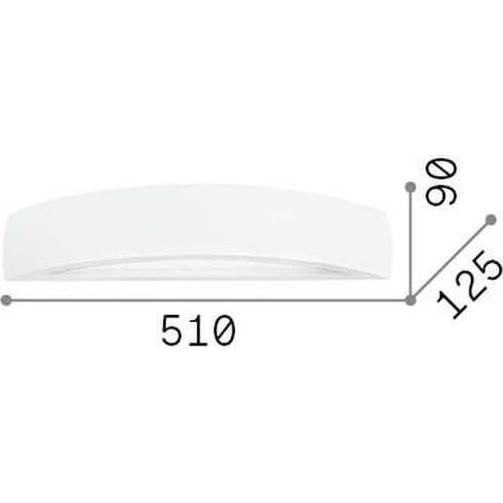 Thumbnail - Ideal lux, Wandleuchte + Deckenleuchte, SODA Wandleuchte E14 2-fach dimmbar Weiss 105727 (E14)