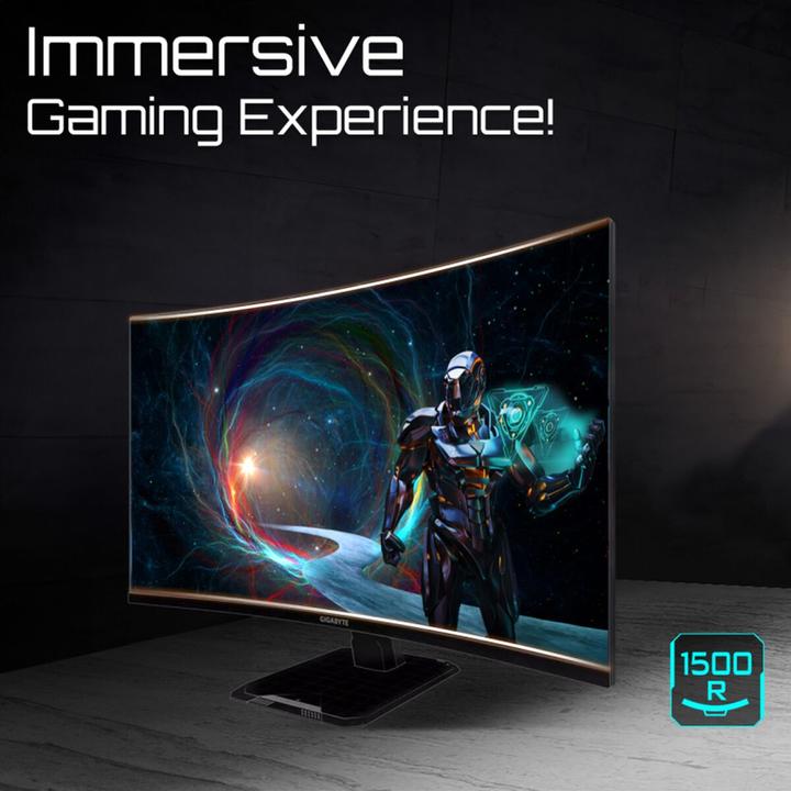 Actual product image Gigabyte GS32QCA (2560 x 1440 pixels, 31.50")