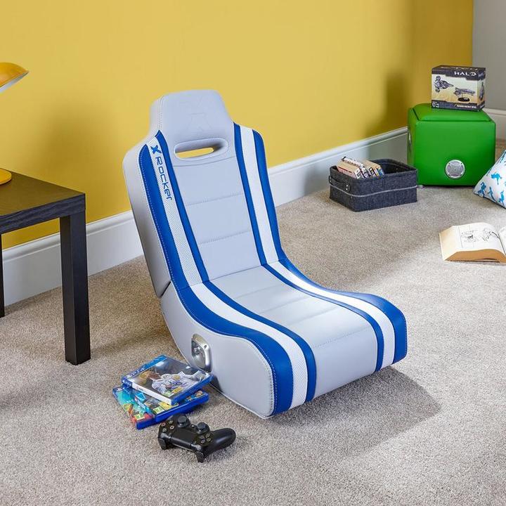 Actual product image X Rocker Shadow 2.0 Stereo Audio Gaming Floor Rocker Blue