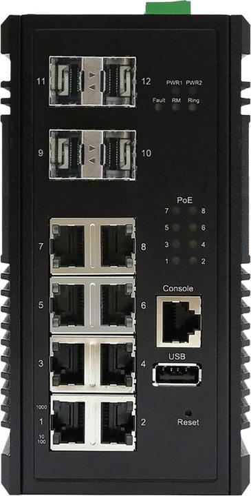 Immagine prodotto Edimax Pro Edimax Port Gigabit PoE WebManageable Switch industriale slot SFP (8 porte)