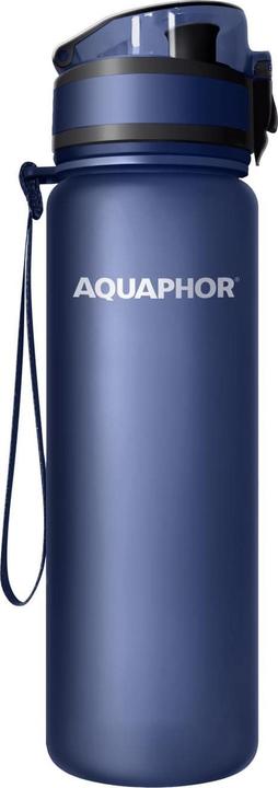 Actual product image Aquaphor City filter bottle, dark blue (0.50 l)