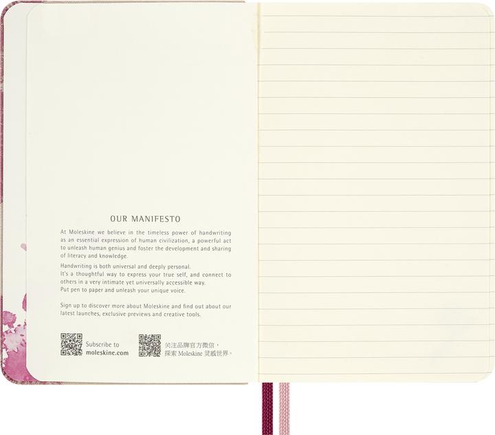Produktbild Moleskine NB Sakura 26 PK lin (A6, Pocket 9x14, Liniert, Harter Einband)