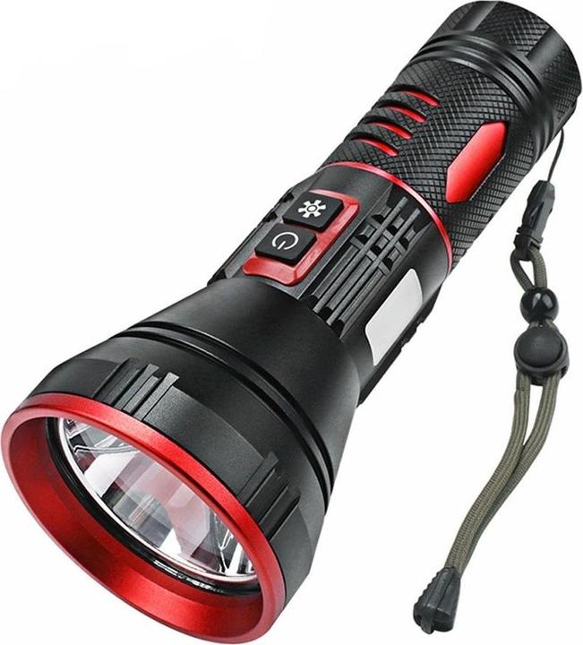 Actual product image Swissdetector Ultra-powerful 6000 Lm Rechargeable Projector Torch (6000 lm)