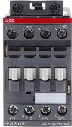 Immagine prodotto ABB Contattore 24-60 50/60 20-60VDC AF16-30-01-11 (1SBL177001R1101)
