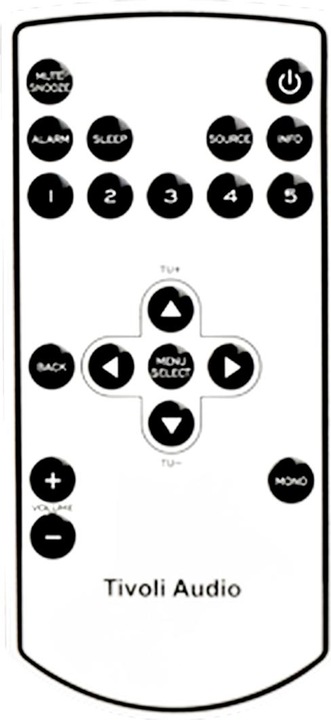 Produktbild Tivoli Audio Remote Generic (Gerätespezifische Fernbedienung, Infrarot)