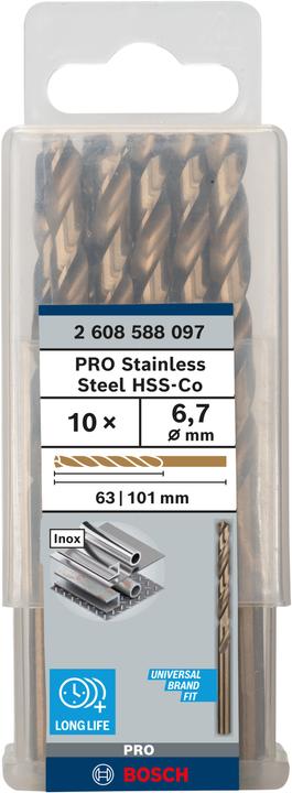 Productafbeelding Bosch Professional Zubehör Metaal Draaiboor 6,7 mm Acc (6,7 mm)