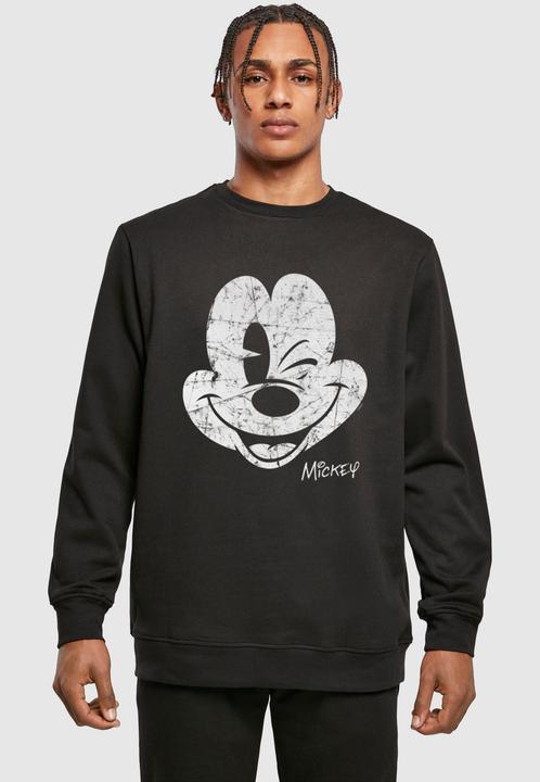 Produktbild Absolute Cult Mickey Mouse - Distressed Face Crewneck - 116579 (L)