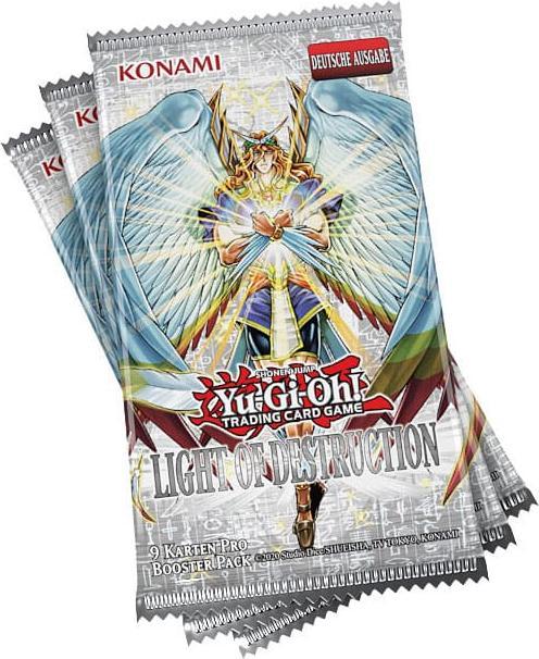 Actual product image Yu-Gi-Oh ! TCG Light of Destruction Unlimited Reprint présentoir boosters (24) *ALLEMAND* (German, Booster Pack)