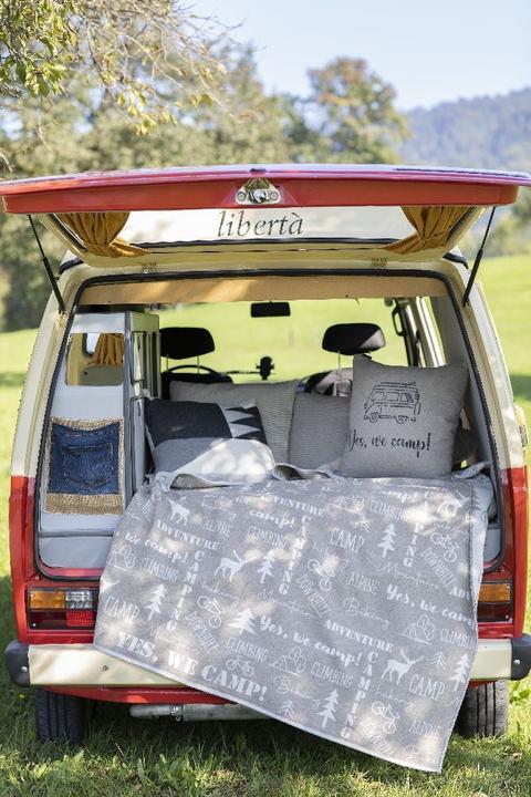 Actual product image David Fussenegger Flannel blanket sketchnotes outd.45609340 (140 x 200 cm)