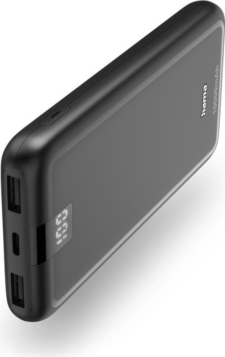 Produktbild Hama Power Pack Performance 10, 10000mAh, 3 Ausgänge: USB-C, 2x USB-A, Anthr. (10000 mAh)