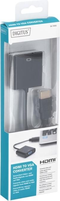 Produktbild Digitus HDMI A auf VGA Converter (VGA, 18 cm)