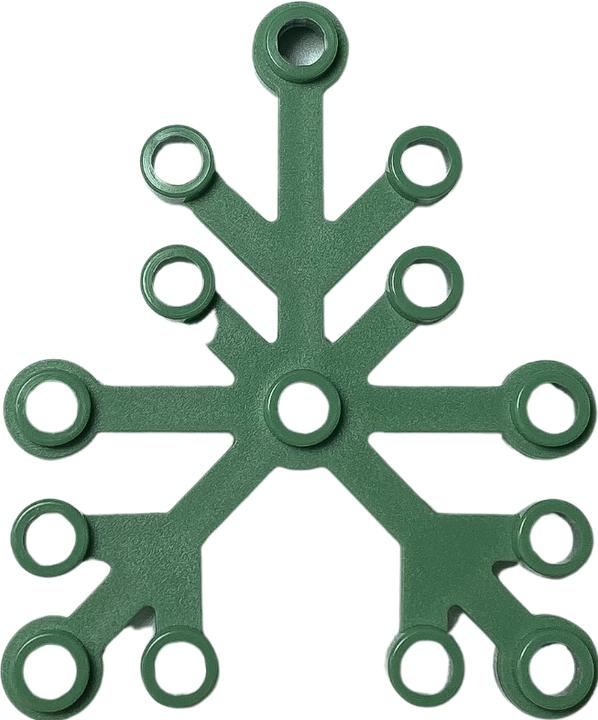 Produktbild LEGO 6x5 Blätter Pflanze Sandgrün - 2417 NEU! Menge 50x