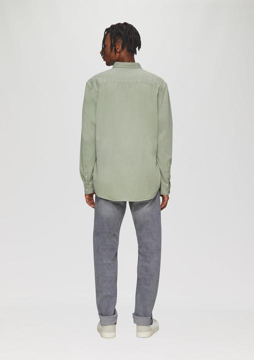Immagine prodotto s.Oliver Hemd Regular Fit: Twillhemd mit Logostickerei (XL)